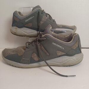 Merrell Women 8.5  Lace Up Grey‎ J07051 Running Shoe Sneaker Walking Lightweight